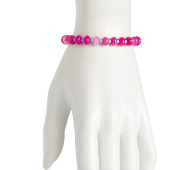 Gorjana Palma Pink Beaded Bracelet NWT - Picture 2 of 2
